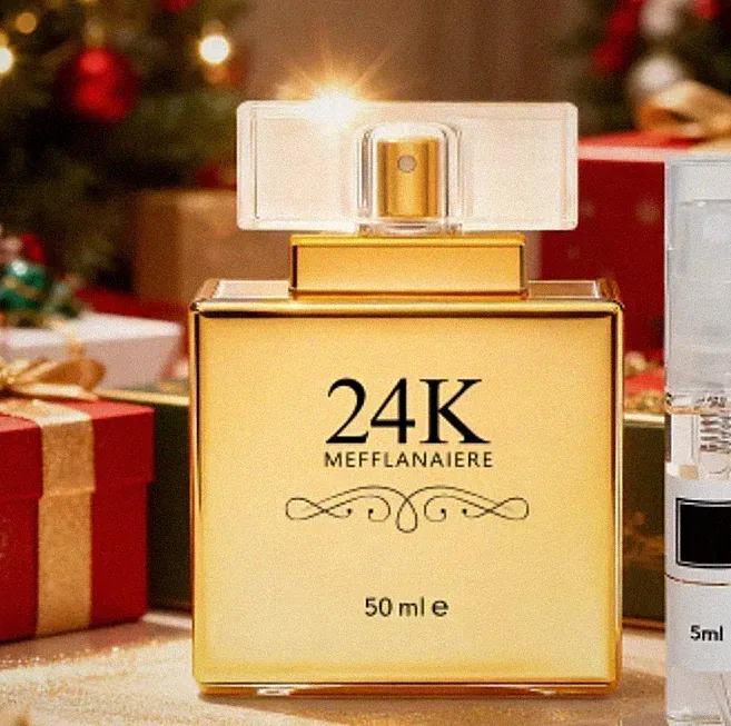 24K Pure Gold Perfume for Women, Sweet Vanilla Perfumes Long Lasting Fragranc...