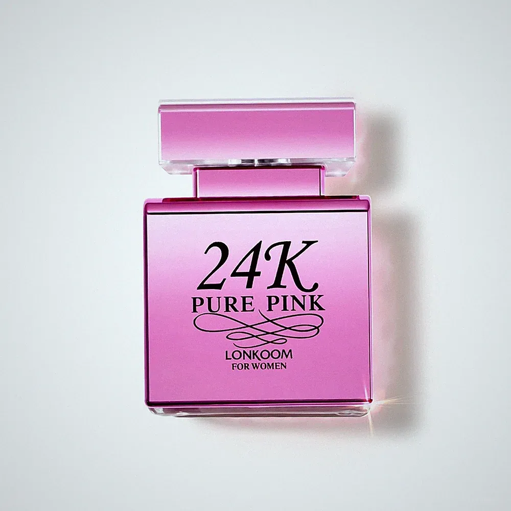 24K Pure Pink Perfume for Women, Sweet Floral Fruity Perfumes Eau de Parfum S...