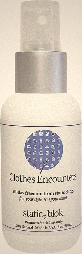 Anti-Static Spray for Clothes - Instantly Eliminate Static Cling, Flyaways, and