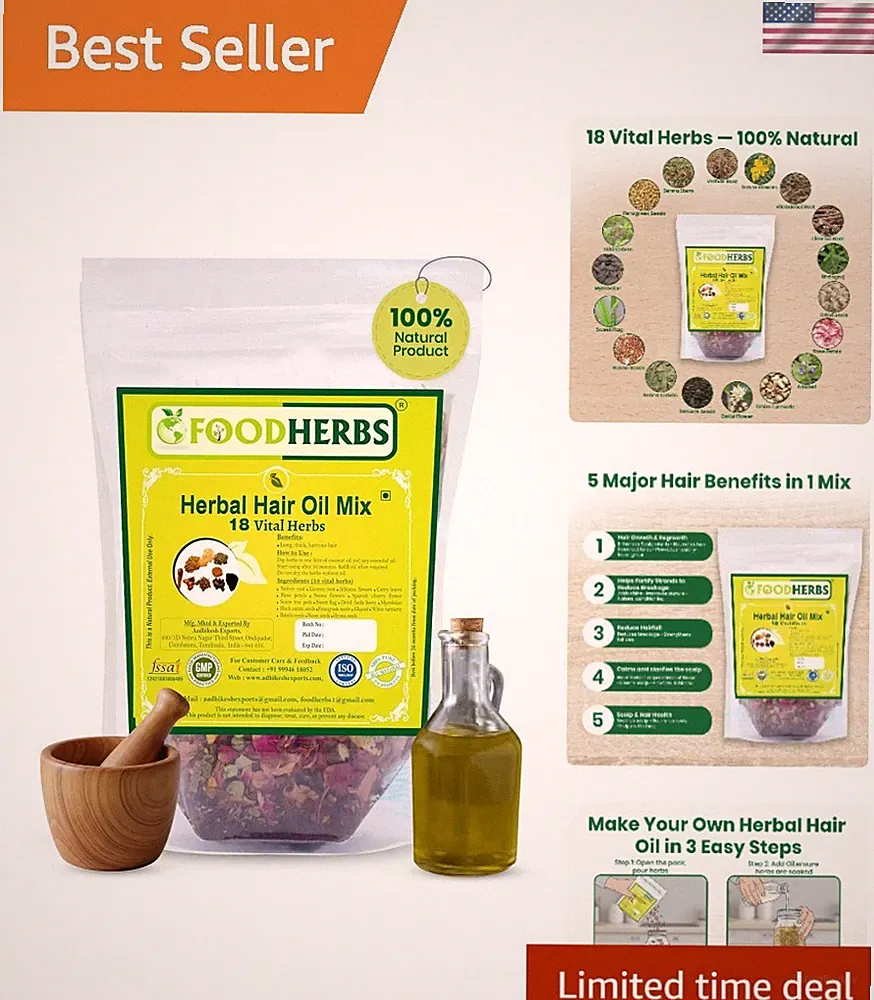 Herbal Hair Oil Mix 3.52oz Unscented