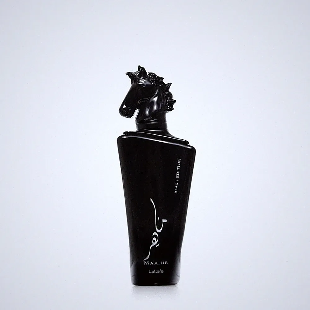 Lattafa Maahir Black Edition Eau De Parfum Spray 3.4 Oz For Unisex