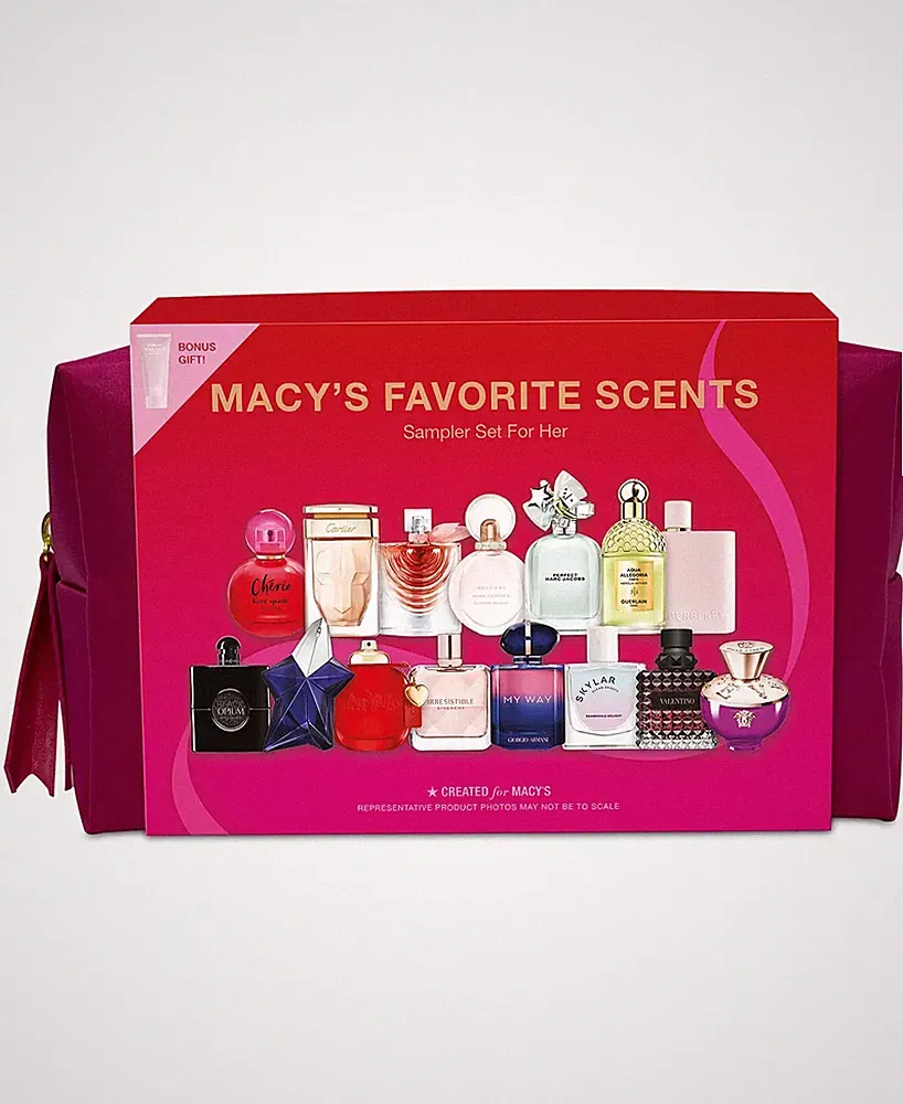 Limited 17Pc Fragrance Sampler Discovery Gift Set For Her - Created By Macys