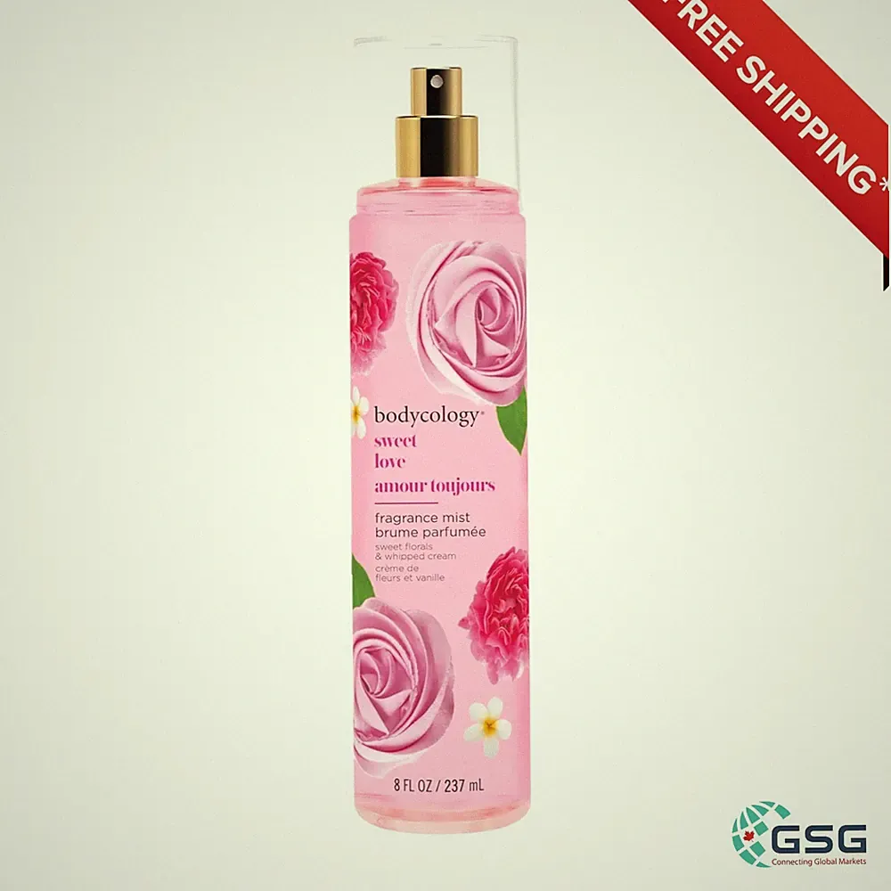 LONG-LASTING SWEET LOVE BODY MIST - FRUITY FLORAL SCENT, 8 FL OZ