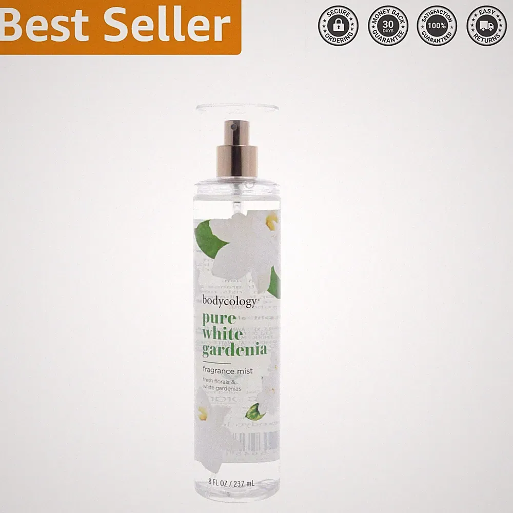 Pure White Gardenia Long-Lasting Body Mist 8 fl oz - Luxurious Floral Fragrance