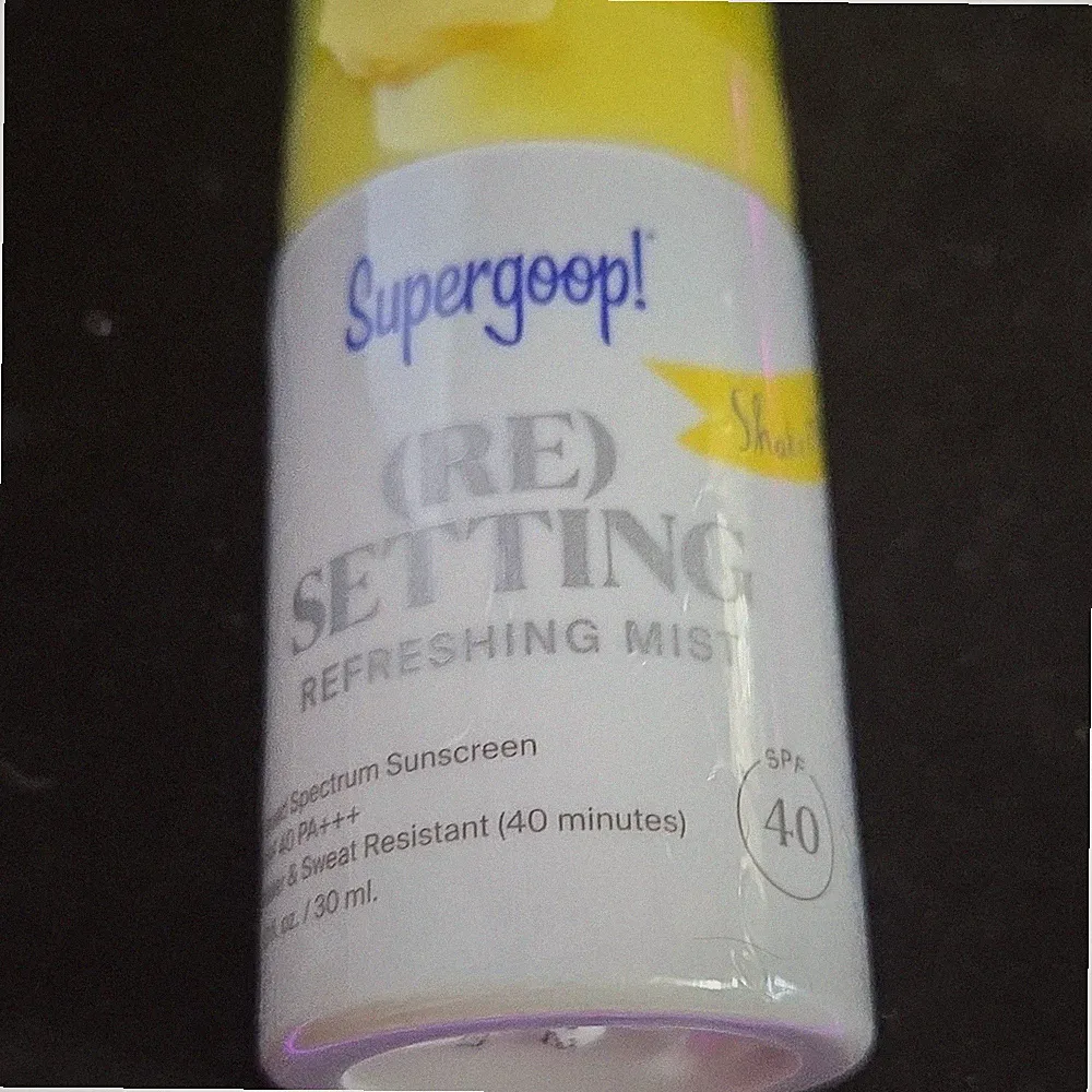 Supergoop! (RE)SETTING Refreshing Mist SPF 40 Broad Spectrum Face Sunscreen 1oz