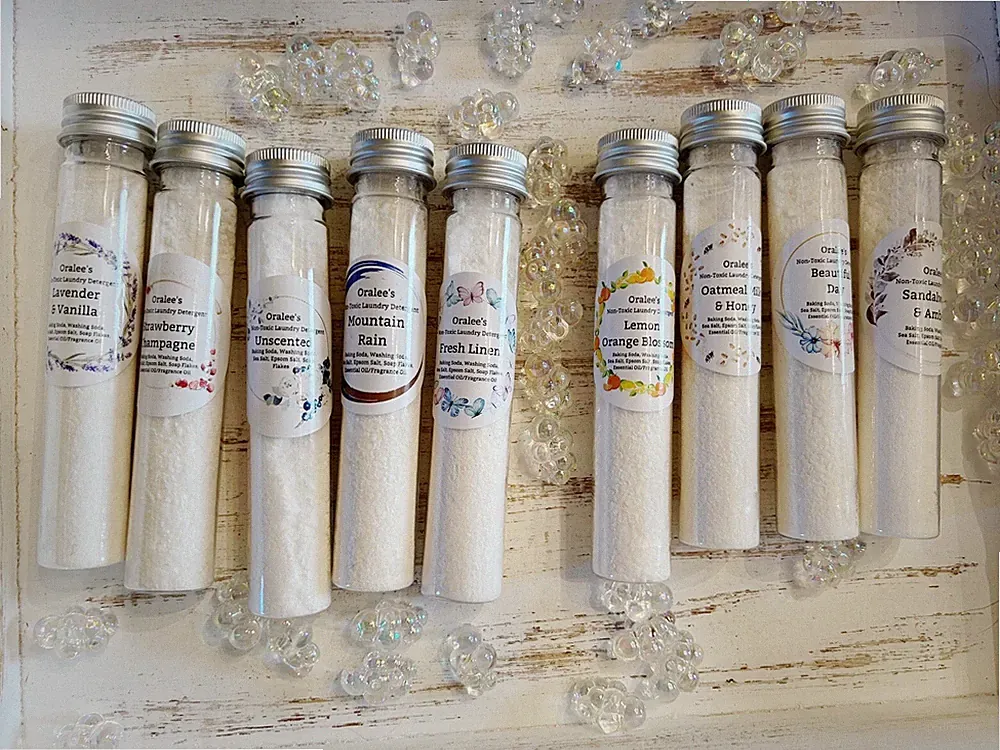 Travel To Go Vacation Non-Toxic Chemical Free Natural Laundry Detergent 3 Loads