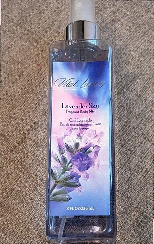 Vital Luxury Body Mist Lavender Scent Fragrance Floral Women Lux 8oz Spray