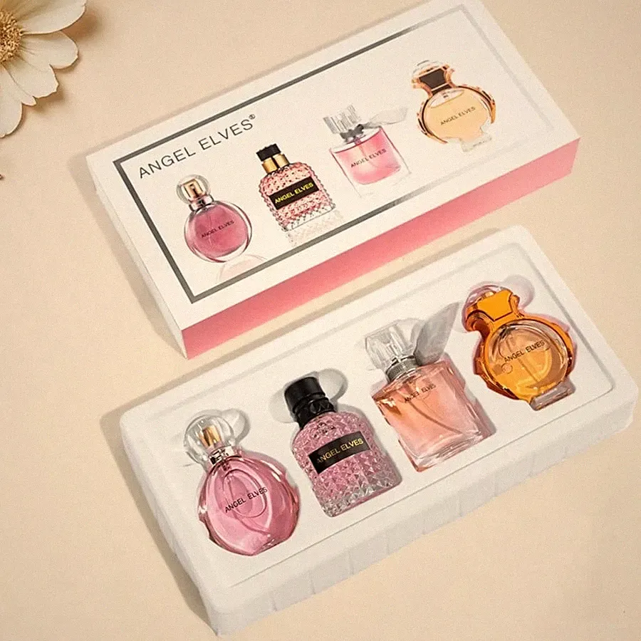 Women's Perfume Gift Set, 4 In 1, 1.01 Oz. Cool Summer Long-Lasting 24-Hour Wome